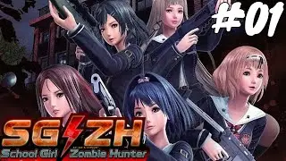 Schulm&auml;dchen, Waffen und Zombies / School Girl Zombie Hunter #01 Gameplay (PS4)(Deutsch / German)