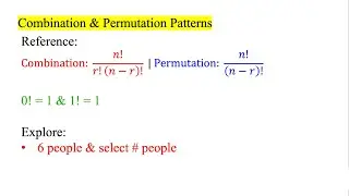 Combination & Permutation Patterns