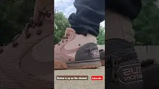 Travis Scott Nike Air Trainer on feet #subscribe