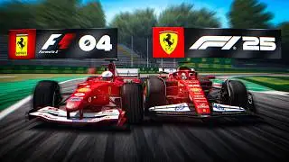 F1 2004 vs F1 2025 : Qui sera la plus rapide ?