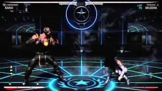 Kano grab/parry vs Mileena Z Ray