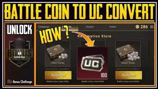 How Redeem UC from Bonus Challenge Coins ll Pubg Mobile