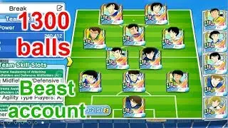 Captain Tsubasa: Dream Team - 1300 dreamballs - I am ready for event Halloween - Beast account