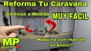 ♻️ | Cortinas a medida hechas a mano ( Con máquina de más de 50 Años✂️🧵 )