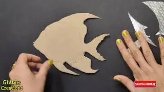 Fish wall stickers/ Wall decoration ideas / DIY Room decor ideas/ Home decor
