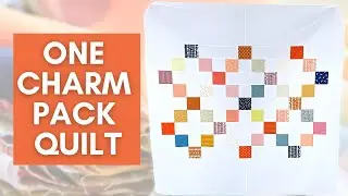 Charm Pack Quilt Pattern | Free Throw Size Quilt Pattern | Free Quilt Pattern for Beginners