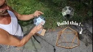 Unboxing Magidome Geodesic Dome Connectors. 