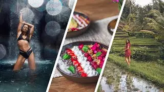 HALF A DAY IN UBUD // hidden waterfall & tegalalang rice fields bali