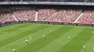 Fifa 15 Half Line Goal Arsenal vs Man United - Ozil