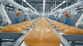 Inside the Bread Factory &ndash; How Daily Morning Bread Is Made (Full Process) | Factory Mind Processes