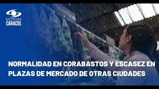 Más de 10.000 vehículos ingresaron a Corabastos, en Bogotá, mientras en otras ciudades hay escasez