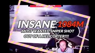 1084m Snipe out of a helicopter!!!!