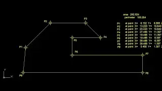 Desenhando poligonal no AutoCAD com uso de azimute