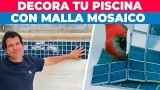 C&oacute;mo decorar tu piscina con malla mosaico de porcelanato