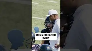 🗣️ COMMUNICATION IS KEY 🔑 #football #micdup #quarterback #youthfootball #youthsports #sports