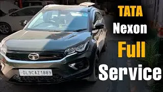 TATA NEXON (Petrol) Full Service budget price #tatamotors #nexon #carservice #automobile