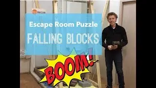 Prop for Escape Room - Falling Blocks puzzle (WOW-Effect!)