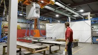 Automated Crane with Vacuum Lifter for Siding