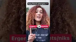 Easy dutch antonyms 🇳🇱❤️