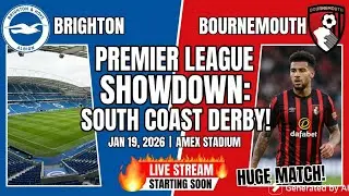 Brighton vs. Bournemouth who takes the South Coast Derby?