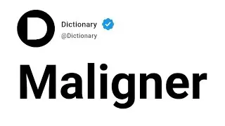Maligner Meaning In English