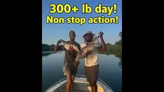 300+ LB DAY!! TRIPLE UP AND DOUBLE UP ACTION(BEST FISHING DAY EVER)