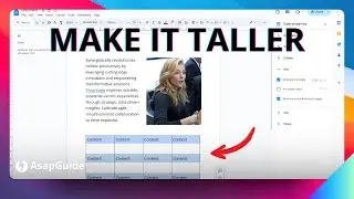 How to Set Google Docs Table Row Height