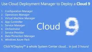 Cloud Deployment Manager: automagically deploy Private Clouds