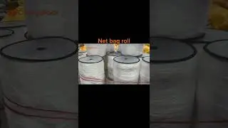 Fruit Vegetable Packaging Extruded Plastic Tubular Mesh Net Bag In Rolls