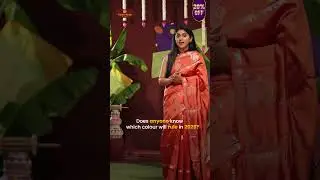 ✨ You all know this stunning shade ruled 2025. #gayathrireddysarees #2025trendingcolor