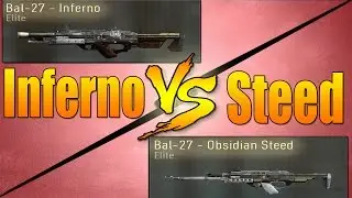 Bal-27 Inferno VS Bal-27 Obsidian Steed (Call of Duty Advanced Warfare Versus)