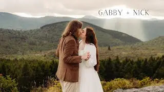 The most Gorgeous yet Simple Mountain Wedding Elopement