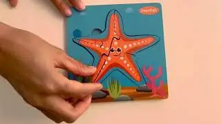 Learning sea animals through puzzles 🧩🌊 at TotsyPlay Lab 🧠✨#puzzle #toddlerlearning