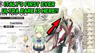ITALY'S FIRST EVER ULTRA RARE SHIP IS HERE!! | Azur Lane