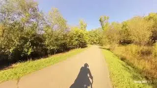 October Ride through the most beautiful section of Toronto bike path ￼