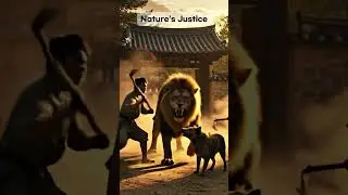 Brave Farmer Protects Her Goat from Wolf Attack #Wildlife #AnimalFight #HeroAnimal