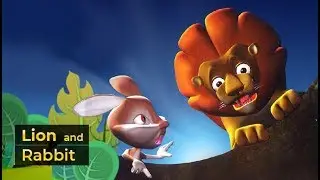 Lion and the Rabbit  &hearts; English Panchatantra stories for kids