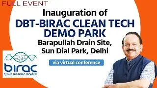 Dr Harsh Vardhan inaugurates Clean Tech Demo Park at Barapullah Drain Site Delhi