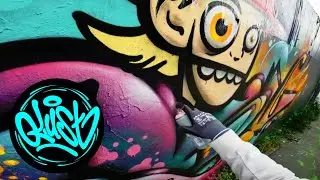 Graffiti 🔥 Vivid colorscheme, solid outlines and a character 🔥 [SPRINGBEAST FESTIVAL STOCKHOLM]