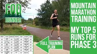 My 5 KEY Training RUNS During MOUNTAIN Marathon Training + FULL TRAINING PLAN REVEAL | FOD Runner