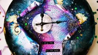 Krok po kroku: mix mediowy zegar 🕛🌔 / Inspiracja dla Tekturkowo