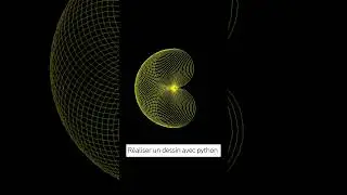 Réaliser un dessin avec python #python #programminglanguage #youtubeshorts