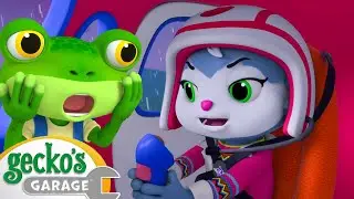 Flying Adventure! Watch Out!! | Gecko's Garage 3D | Robot Cartoons for Kids | Moonbug Kids