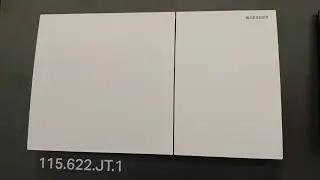 Geberit 115.622.JT.1 Змивна клавіша Geberit Sigma70: Білий матовий / Легко чиститься