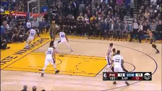 Stephen Curry 3 point shot and a foul
