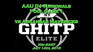 July 14th, 2016; AAU Nationals vs AR Mavericks; Win 64 to 57