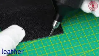 Mammothtec 40kHz Ultrasonic Cutting Knife &mdash; Effortless Leather Cutting Demo