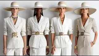 Нейтральные оттенки «камень» и «алебастр» от Ralph Lauren, весна-лето 2026: сдержанный роскошный ...
