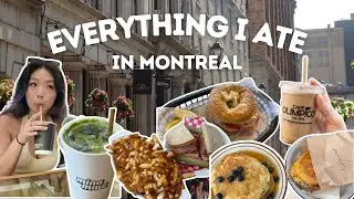 everything i ate in montreal🥯 (st viateur bagel, september cafe, potuine, olimpico) | letitia’s 2025