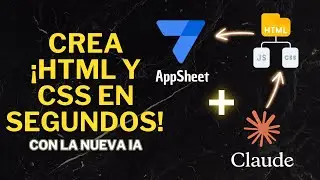 #appsheet Genera HTML y CSS en Segundos con Claude 3.5 Sonnet